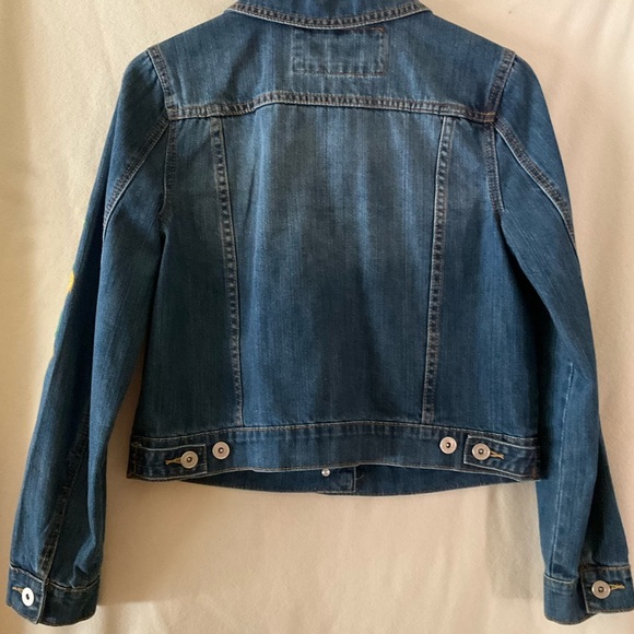 Bagatelle denim jacket with embroidered arms - Picture 4 of 4